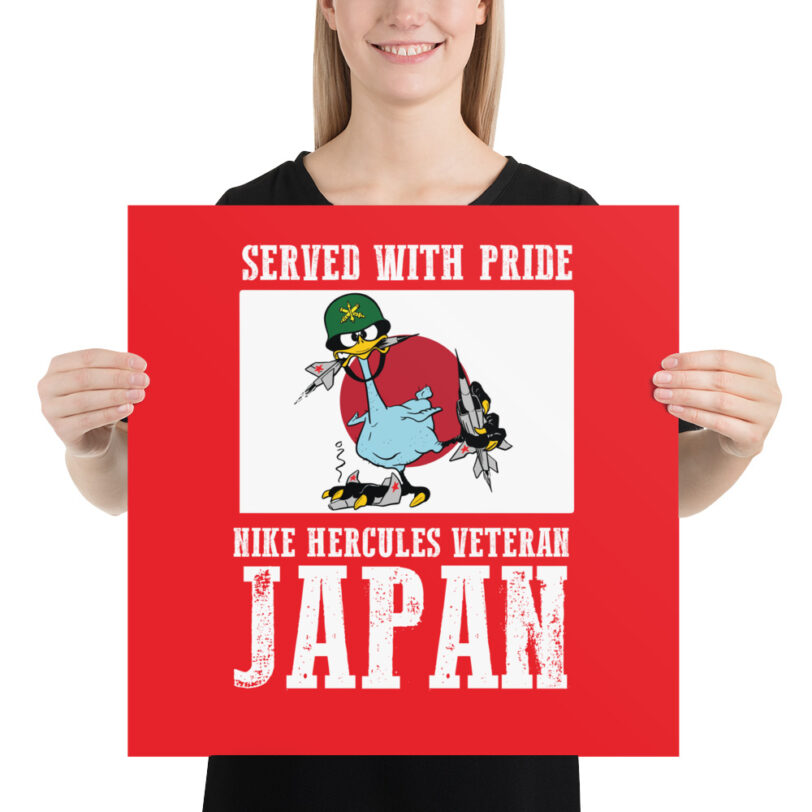 Japan Oozlefinch on Flag Poster - Image 9