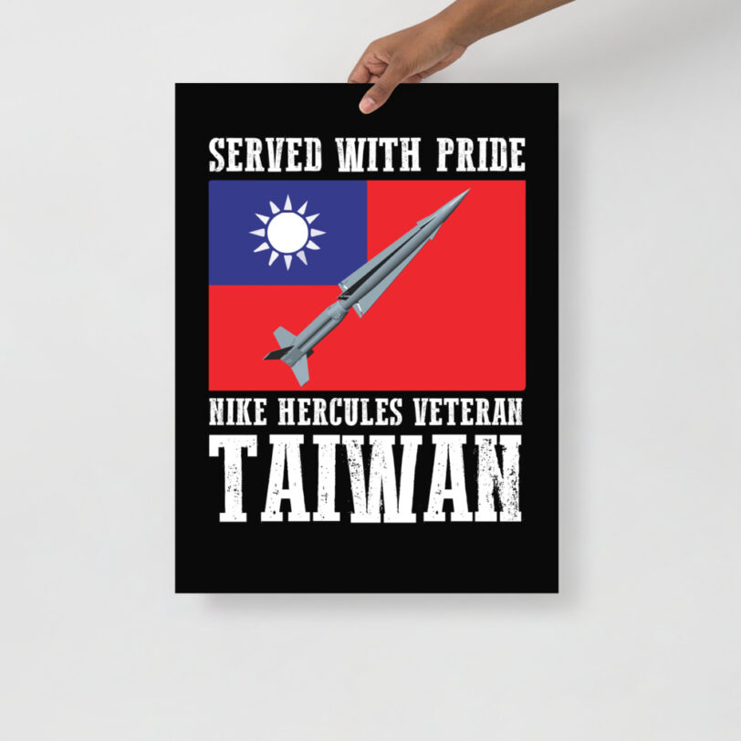 Taiwan Nike Hercules on Flag Poster - Image 10