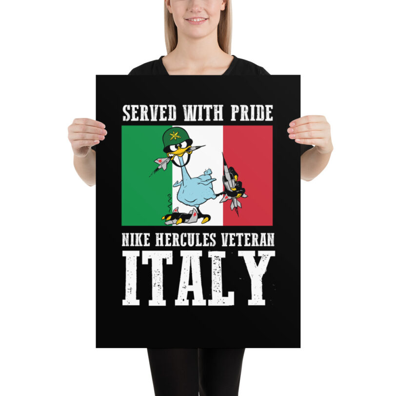 Italy Oozlefinch on Flag Poster - Image 10