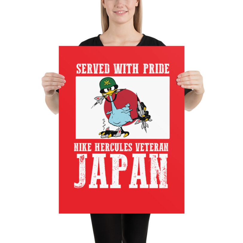 Japan Oozlefinch on Flag Poster - Image 10