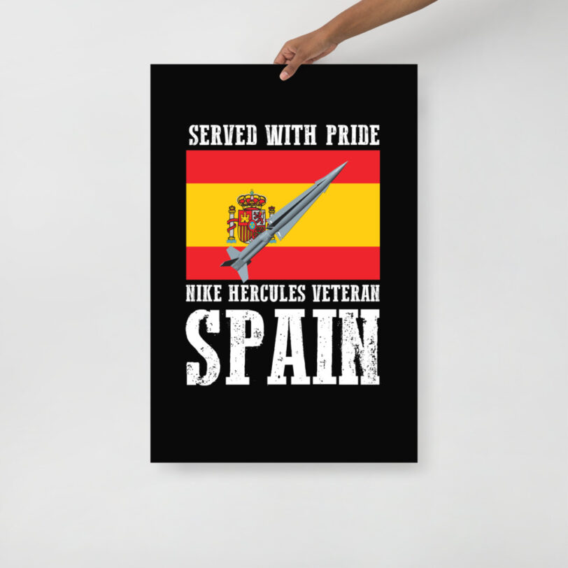 Spain Nike Hercules on Flag Poster - Image 11