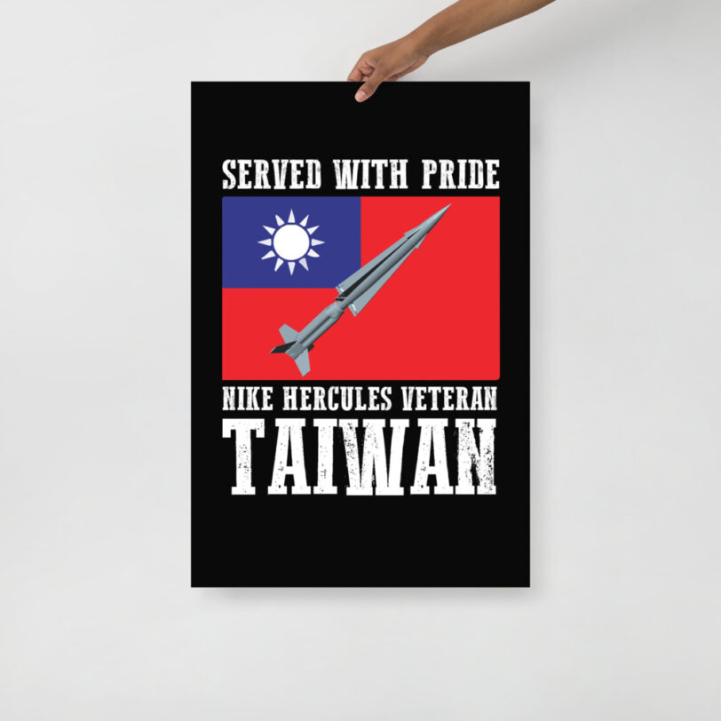 Taiwan Nike Hercules on Flag Poster - Image 11