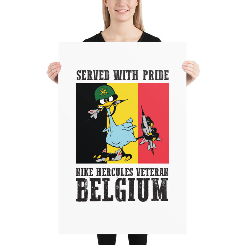 Belgium Oozlefinch on Flag Poster - Image 11