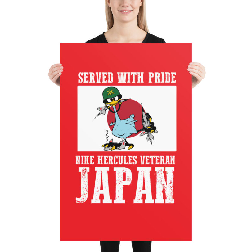 Japan Oozlefinch on Flag Poster - Image 11