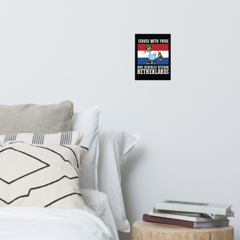 Netherlands Oozlefinch on Flag Poster - Image 11
