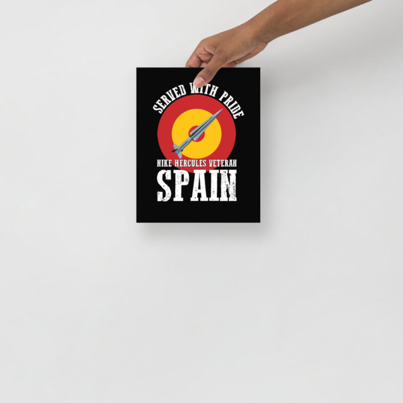 Spain Nike Hercules on Roundel Poster