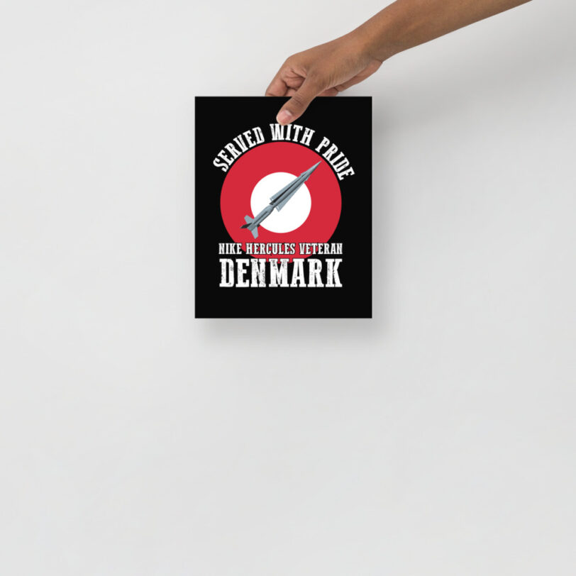 Denmark Nike Hercules on Roundel Poster