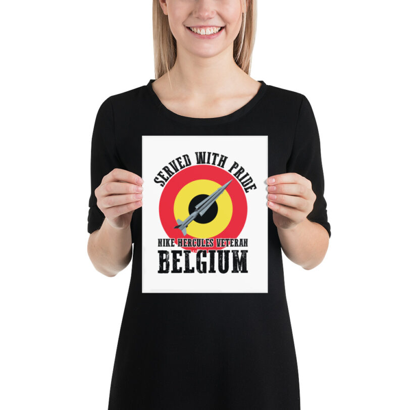 Belgium Nike Hercules on Roundel Poster