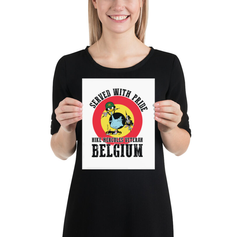 Belgium Oozlefinch on Roundel Poster