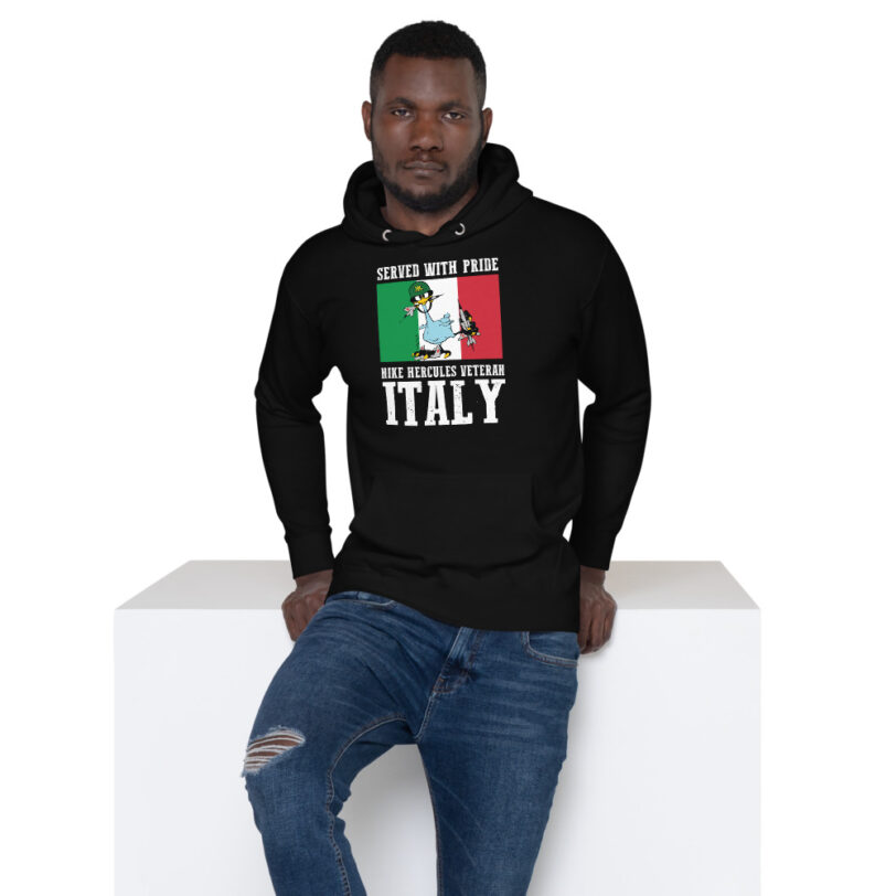 Italy Oozlefinch on Flag Hoodie