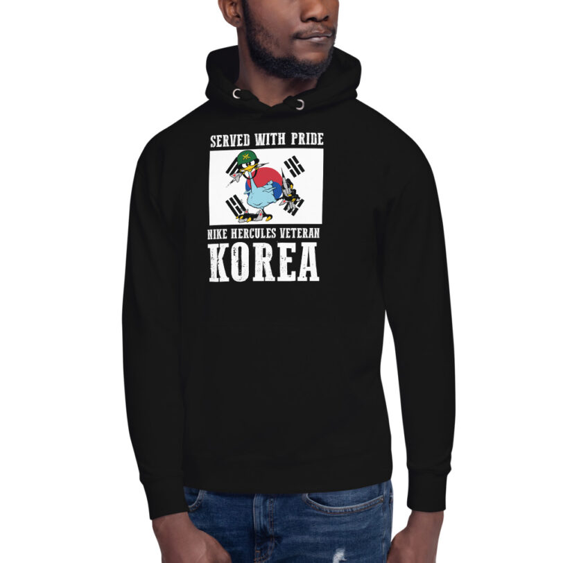 Korea Oozlefinch on Flag Hoodie