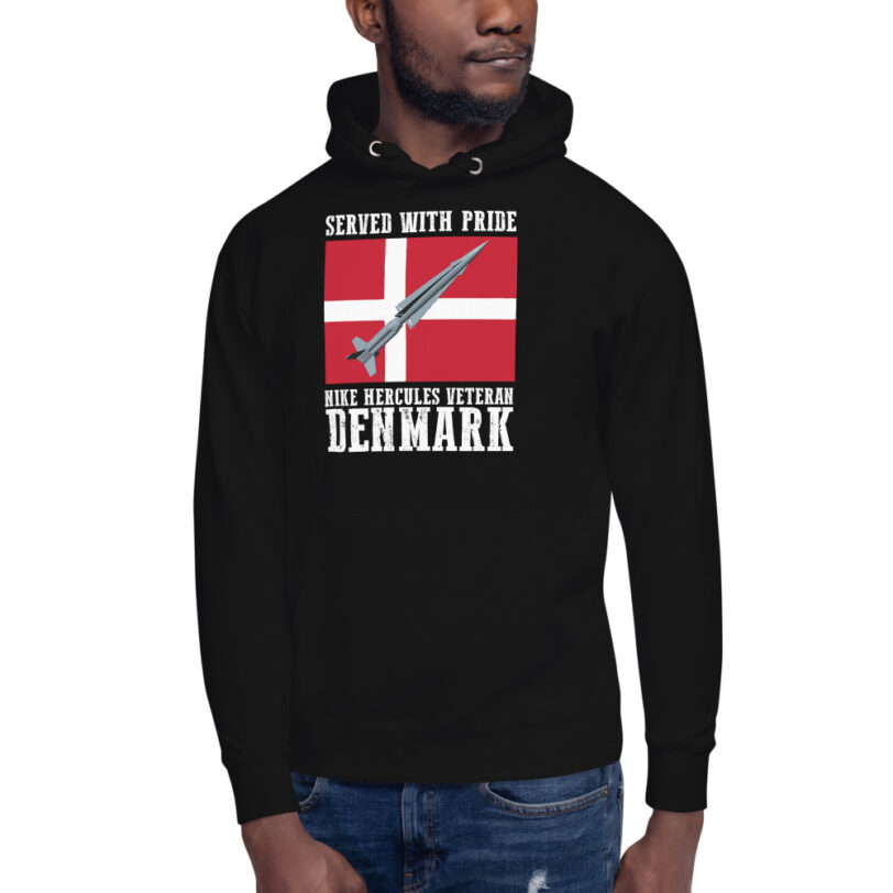 Denmark Nike Hercules on Flag Hoodie