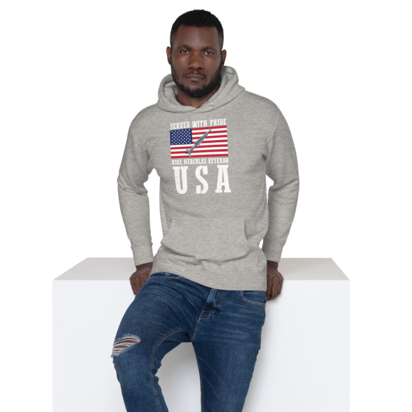 USA Nike Missile on Flag Hoodie - Image 3