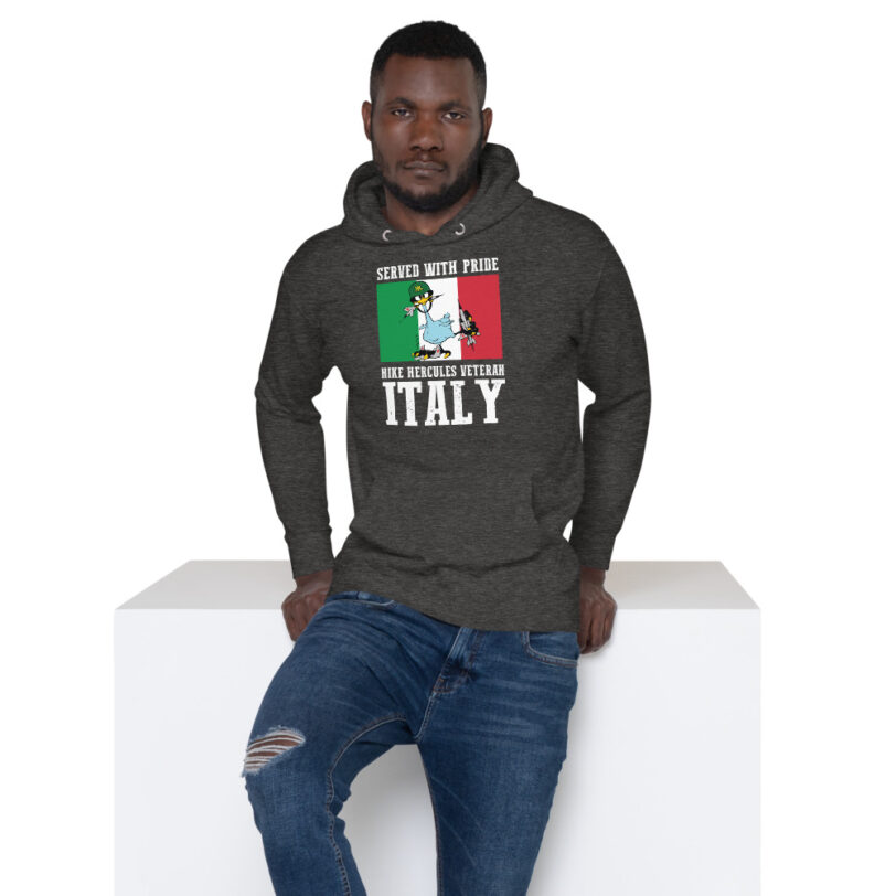 Italy Oozlefinch on Flag Hoodie - Image 3