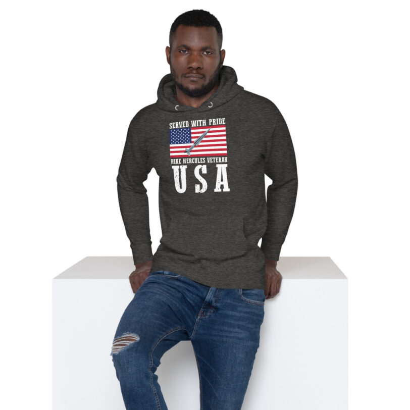 USA Nike Missile on Flag Hoodie - Image 2