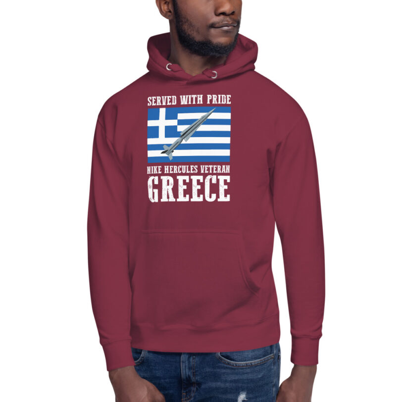 Greece Nike Hercules on Flag Hoodie - Image 3