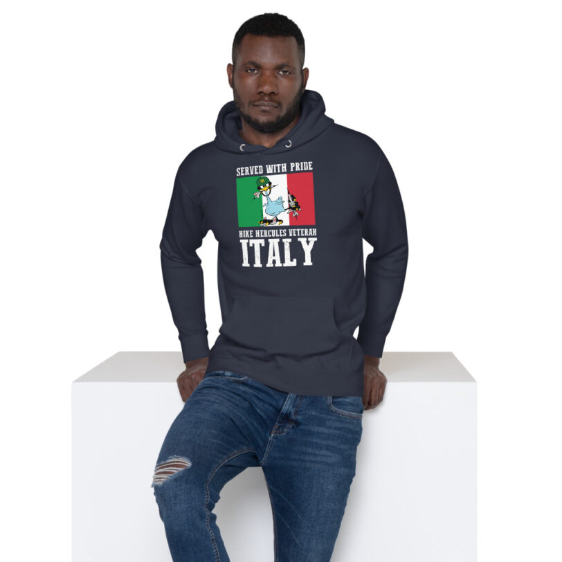 Italy Oozlefinch on Flag Hoodie - Image 2