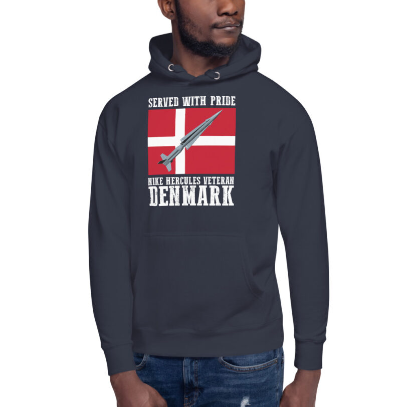 Denmark Nike Hercules on Flag Hoodie - Image 2