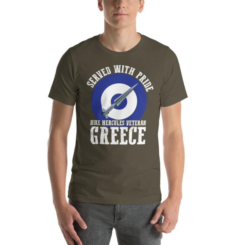 Greece Nike Hercules on Roundel T-Shirt - Image 4