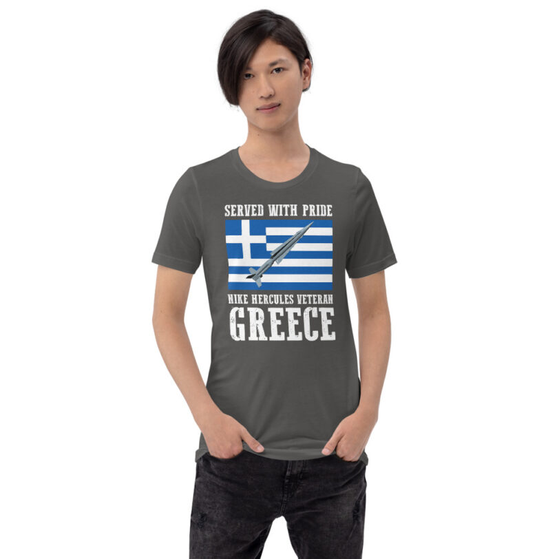 Greece Nike Hercules on Flag T-Shirt - Image 6