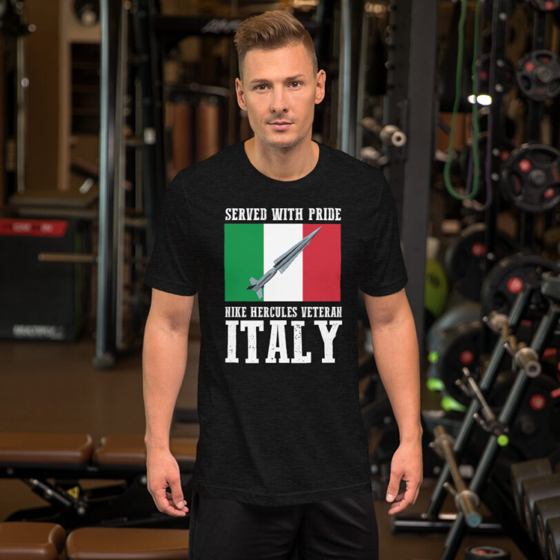 Italy Nike Hercules on Flag T-Shirt