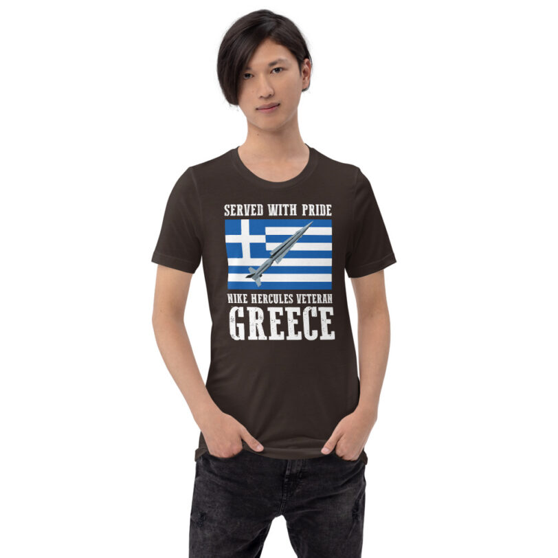 Greece Nike Hercules on Flag T-Shirt - Image 3