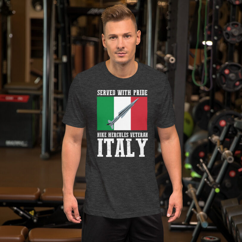 Italy Nike Hercules on Flag T-Shirt - Image 2