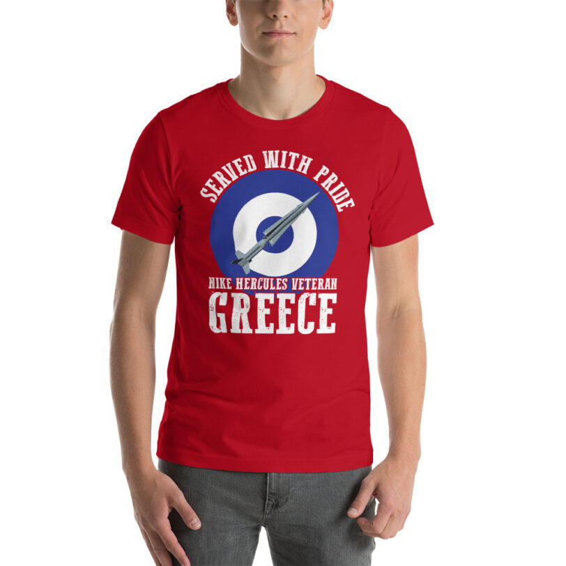 Greece Nike Hercules on Roundel T-Shirt - Image 2