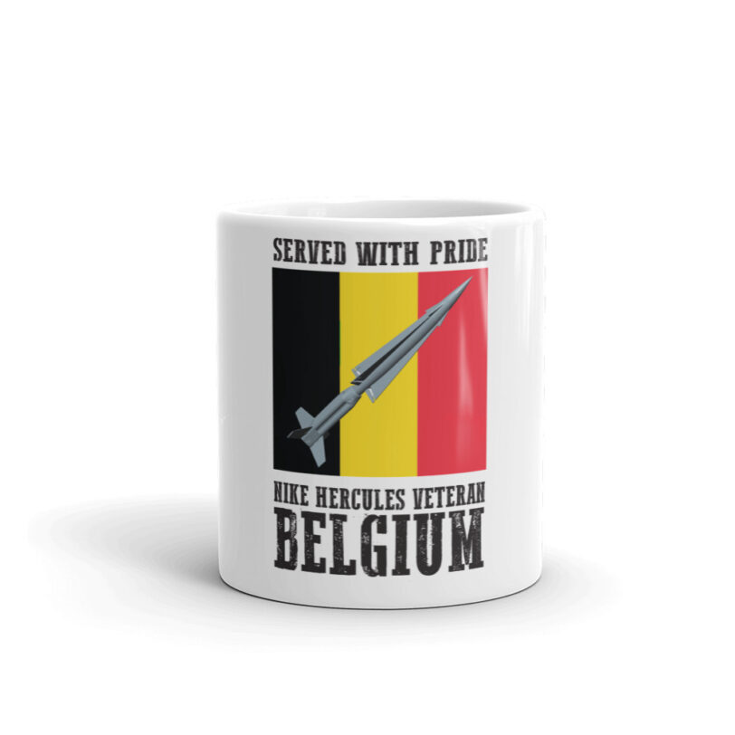 Belgium Nike Hercules on Flag Mug