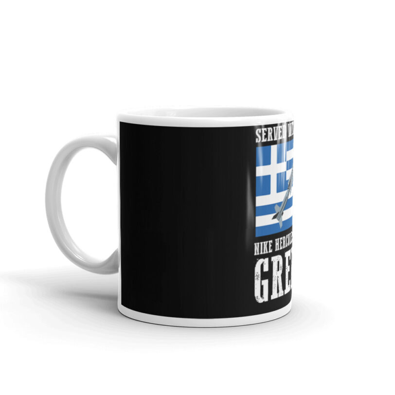 Greece Nike Hercules on Flag Mug - Image 3