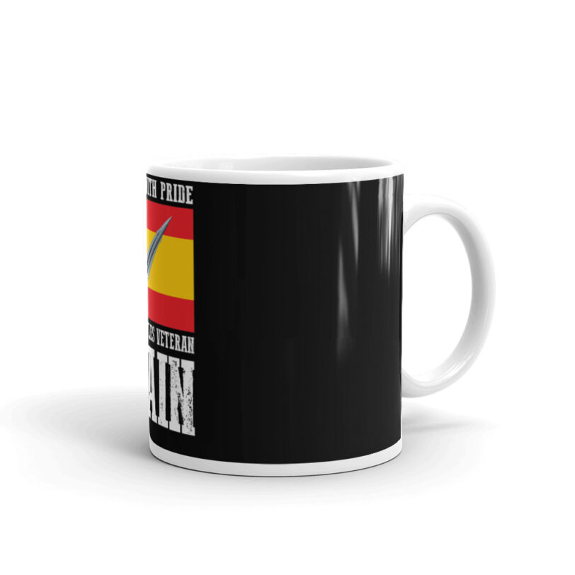 Spain Nike Hercules on Flag Mug - Image 2