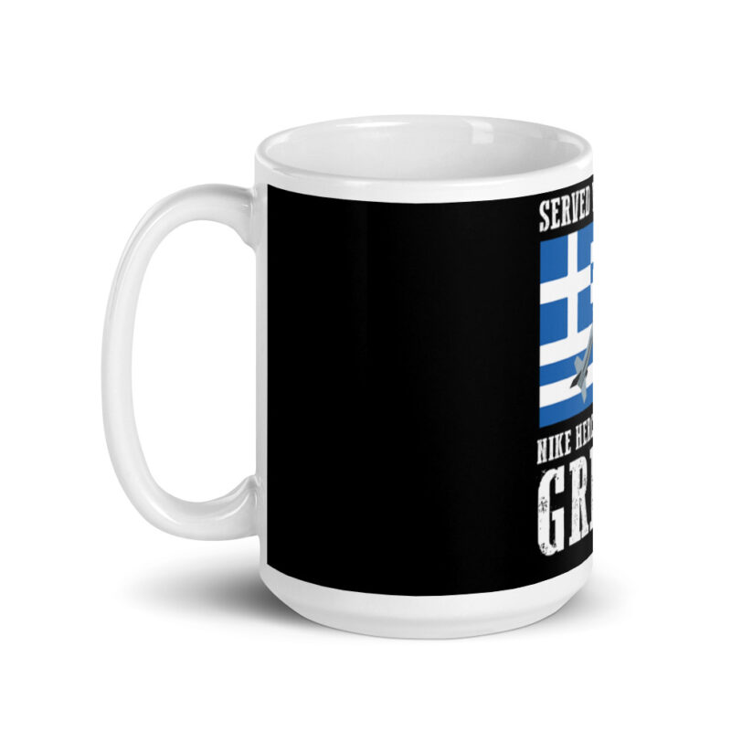 Greece Nike Hercules on Flag Mug - Image 5