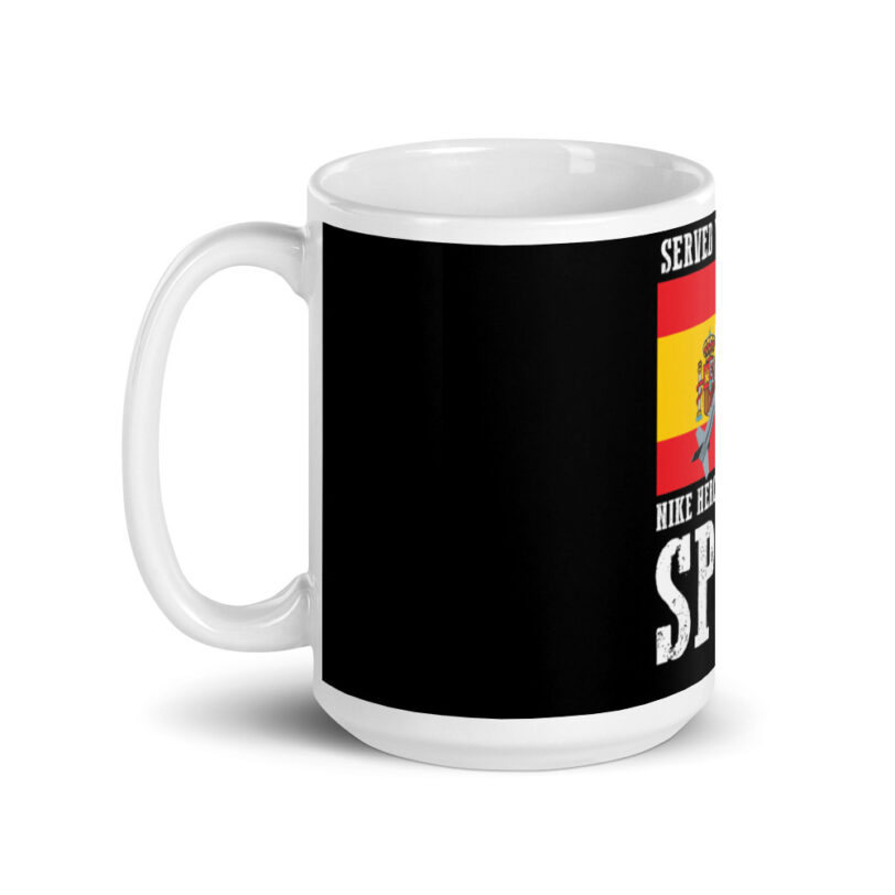 Spain Nike Hercules on Flag Mug - Image 5