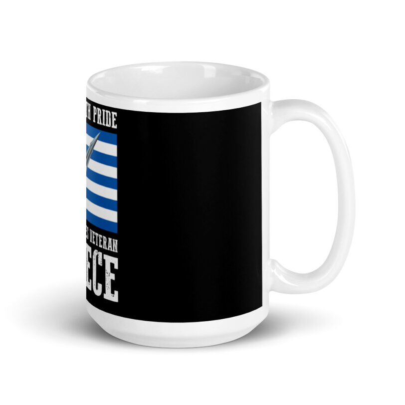 Greece Nike Hercules on Flag Mug - Image 4