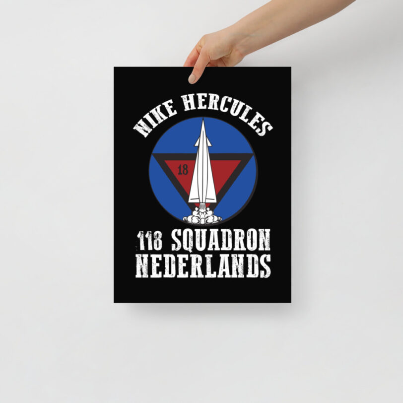 Netherlands 118 Squadron Nike Hercules Poster - Image 4