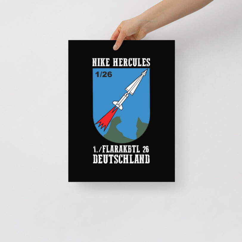 Germany 1/26 Nike Hercules Poster - Image 4