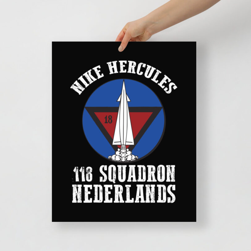 Netherlands 118 Squadron Nike Hercules Poster - Image 8