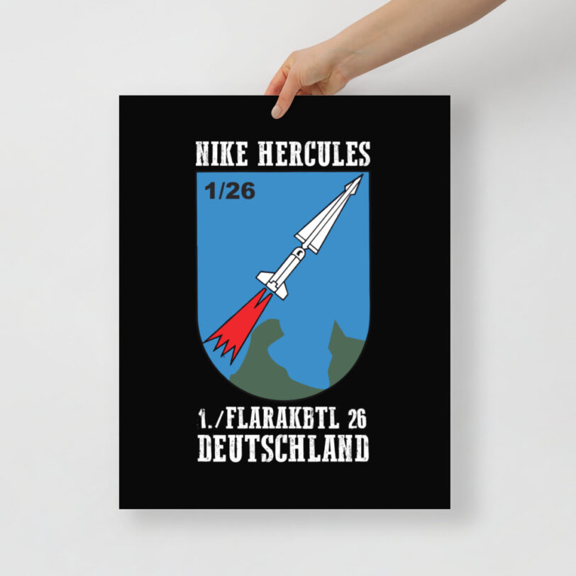 Germany 1/26 Nike Hercules Poster - Image 8