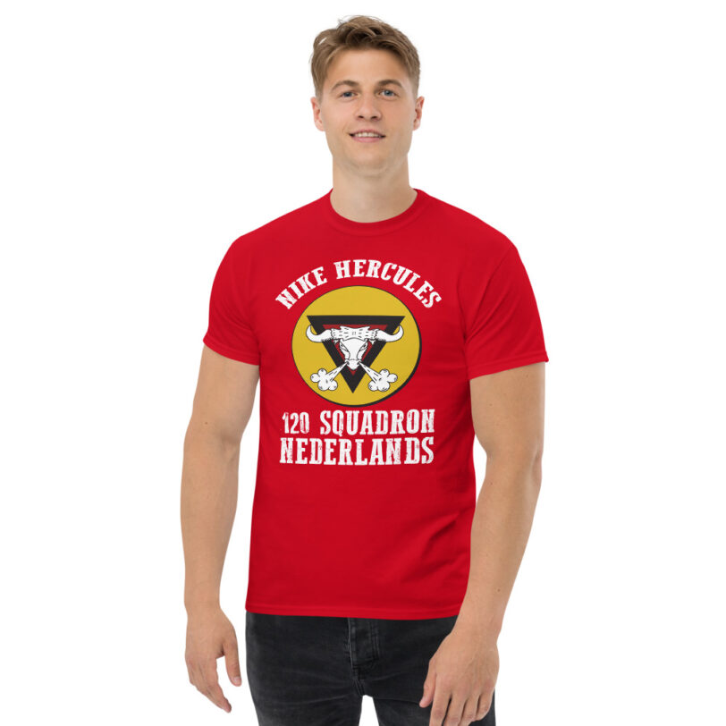 Netherlands 120 Squadron nike Hercules Men's heavyweight tee - Image 4