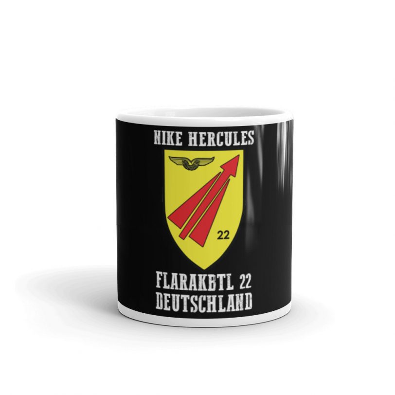 Germany 22nd Bn White glossy mug