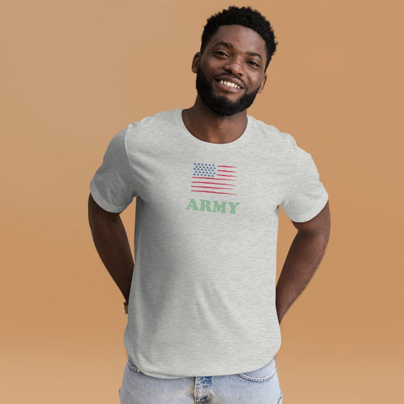 US Flag Army Unisex t-shirt - Image 10