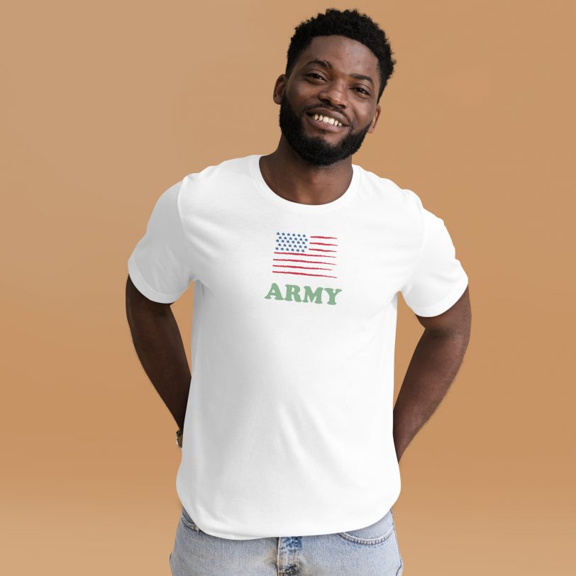 US Flag Army Unisex t-shirt - Image 12