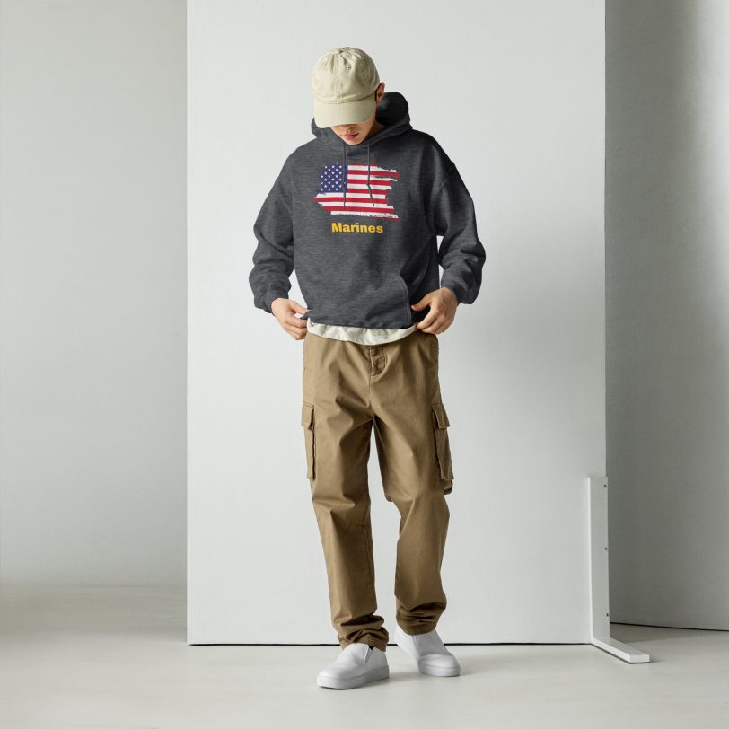 Marine Corps Unisex Hoodie - Image 4